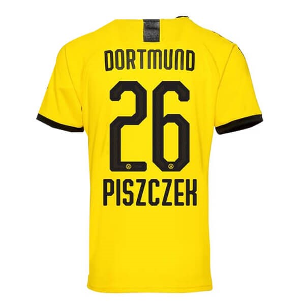 Tailandia Camiseta Borussia Dortmund NO.26 Piszczek Primera equipación 2019-2020 Amarillo